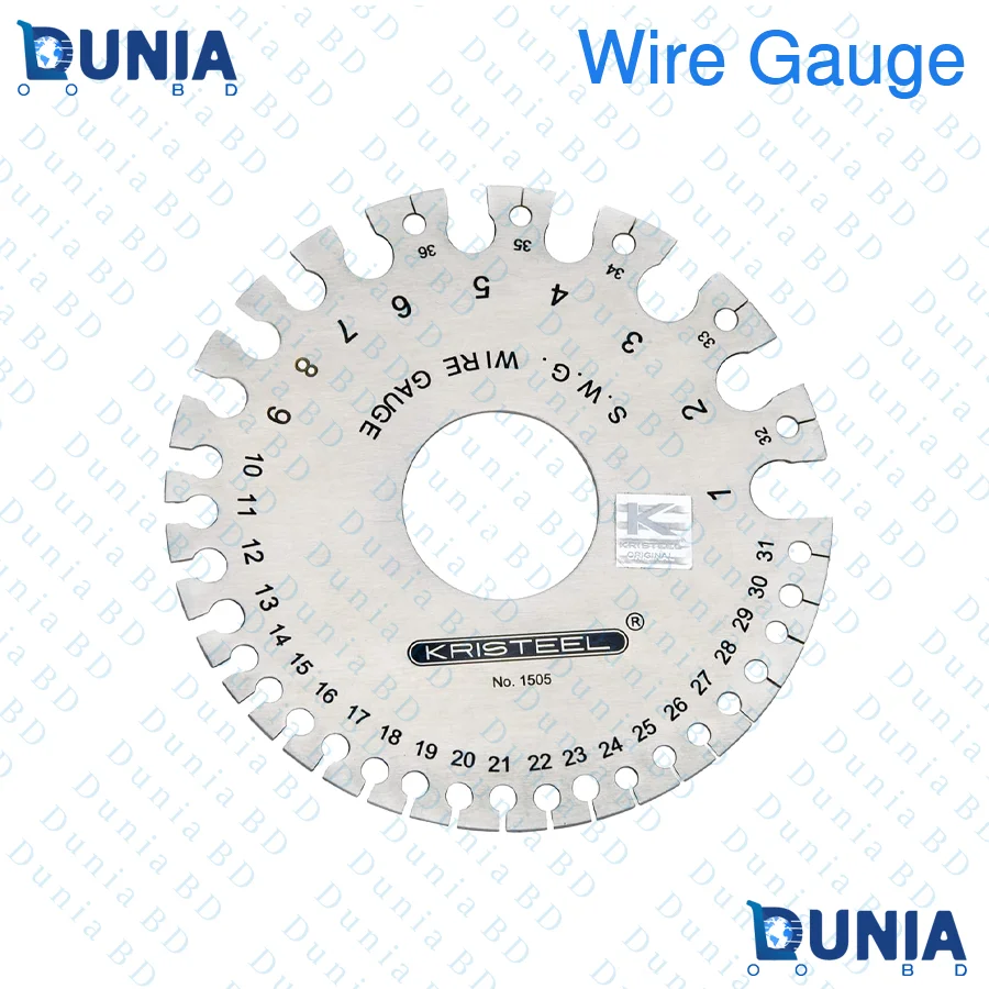 Kristeel Precision Measuring Wire Gauge Round Instrument 1Pcs
