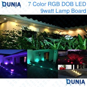 9 Watt RGB Multi Color DOB Driver on Board 7 in 1 Automatic or Manual Color Changing LED Bulb