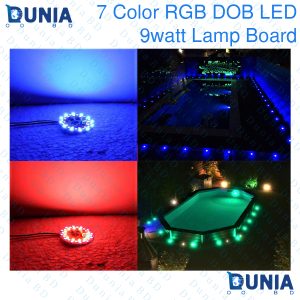 9 Watt RGB Multi Color DOB Driver on Board 7 in 1 Automatic or Manual Color Changing LED Bulb
